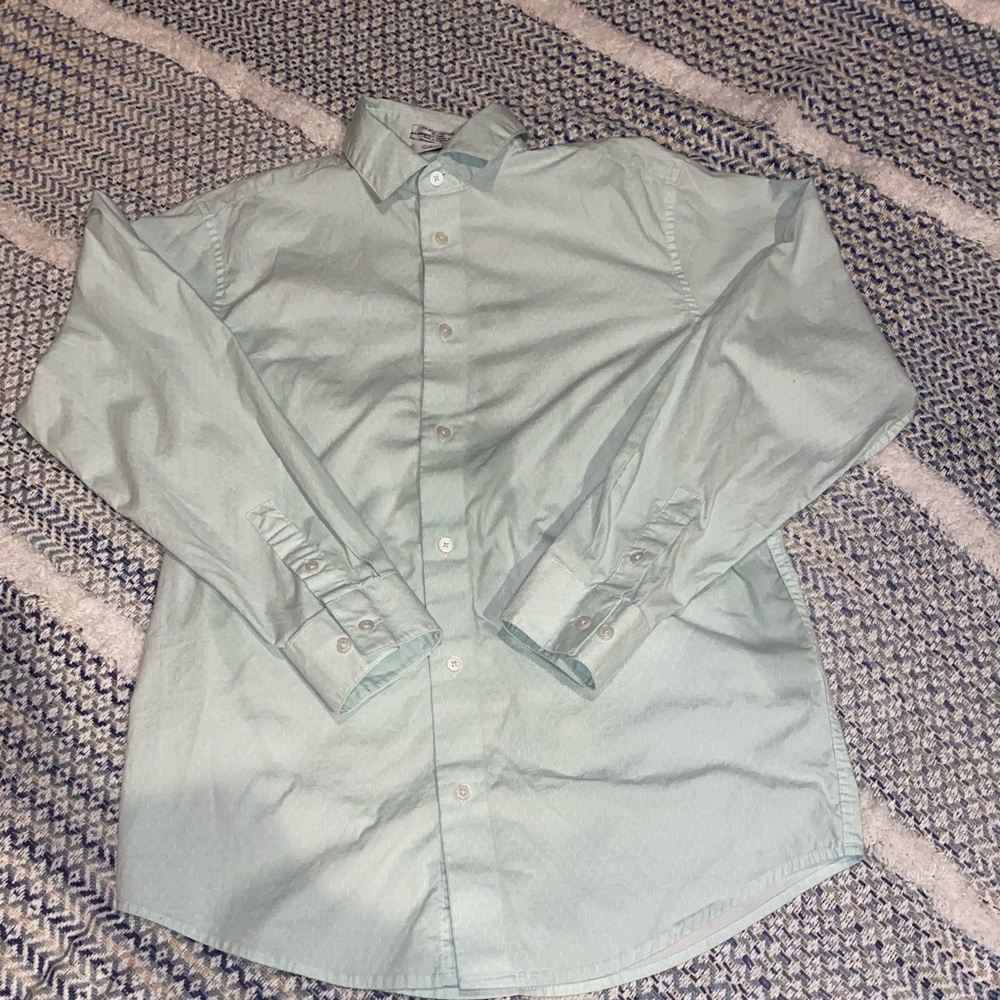 Light blue boys button up